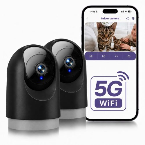 2K Indoor Camera, 5G/2.4G WiFi Cameras for Home Security/Pet Cam/Baby